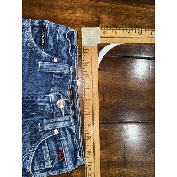 FUBU The Collection Blue Straight Jeans Classic Style Boys Size 5 - Picture 3 of 6